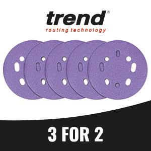 3 For 2 on Trend Sanding Discs